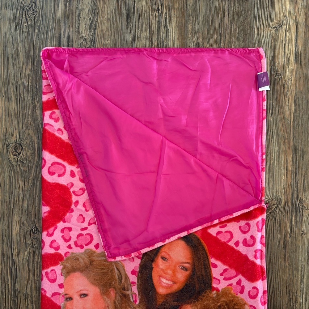 Y2K Disney The Cheetah Girls Fleece Sleeping Bag Pillow Sleep Mask w/Carry Case - Picture 13 of 16